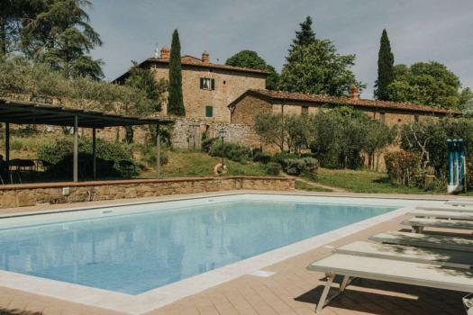 Casa de quinta com piscina na Toscana entre Siena e Arezzo