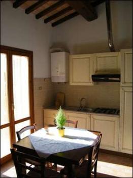 Apartment San Gimignano, the kitchen