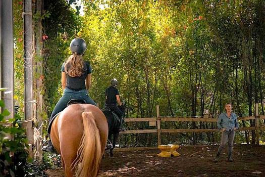 Ridesenter i gÃ¥rdshus i Toscana