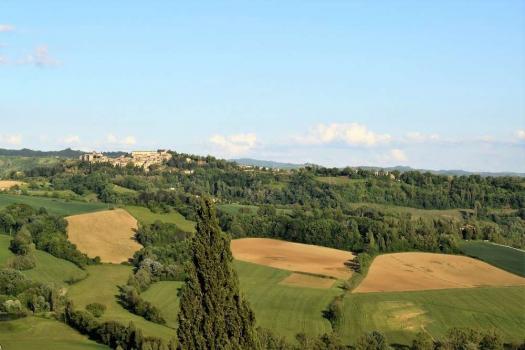 Il paesaggio intorno alla villa