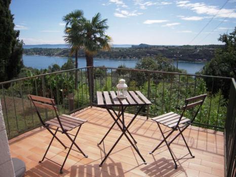 the terrace and the view