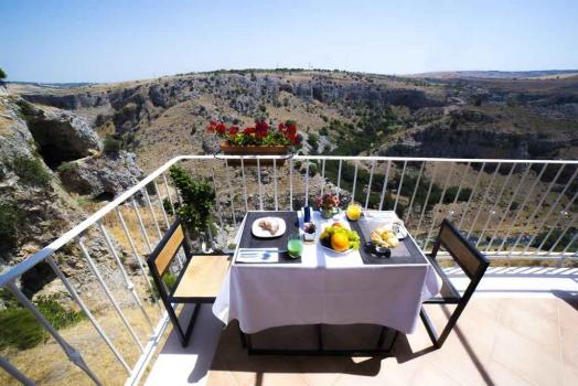 B&B med udsigt i Matera
