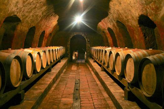 Bondegård i San Casciano dei Bagni med produktion af toscanske vine