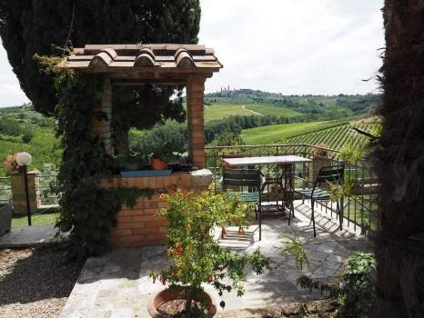 Apartmaji s pogledom na San Gimignano