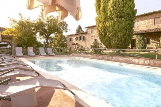 Agriturismo biologico con Piscina nel Chianti - Villa Podere Frantoio