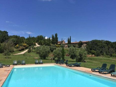 Bondegård med swimmingpool i Umbrien nær Perugia