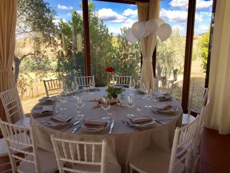 Restaurant avec cuisine maison dans une ferme entre Pise et Sienne